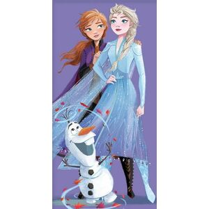 Ręcznik kąpielowy Frozen, Elsa, Anna, Olaf obraz