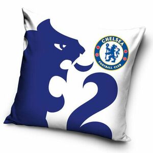Poszewka na poduszkę Chelsea FC Blue Lion, 40 x 40 cm obraz