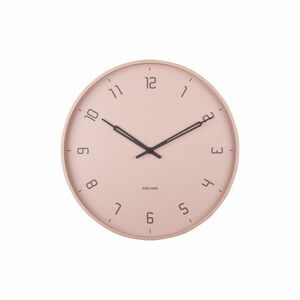Karlsson 5950PI design zegar ścienny 40 cm , różowy obraz