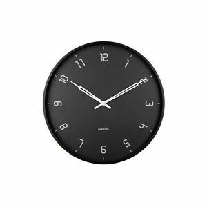 Karlsson 5950BK designerski zegar ścienny 40 cm , czarny obraz