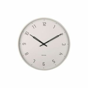 Karlsson 5950WG designerski zegar ścienny 40 cm , szary obraz