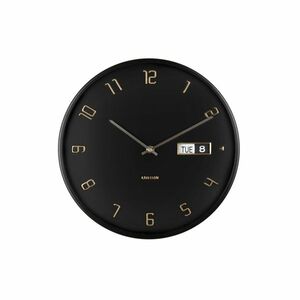 Karlsson 5953BK designerski zegar ścienny 30 cm , czarny obraz