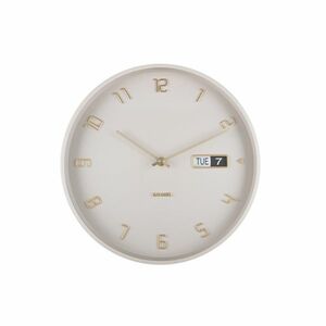 Karlsson 5953WG designerski zegar ścienny 30 cm , szary obraz