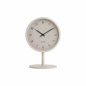 Karlsson 5951WG designerski zegar stołowy 23 cm , szary obraz