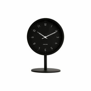 Karlsson 5951BK designerski zegar stołowy 23 cm , czarny obraz