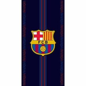 Ręcznik piłkarski FC Barcelona Racing, 70 x 140 cm obraz