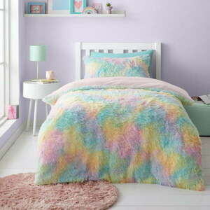 Pościel dziecięca dwuosobowa z mikropluszu 200x200 cm Rainbow Cuddly – Catherine Lansfield obraz