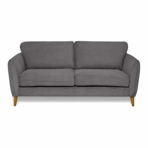 Ciemnoszara sztruksowa sofa 170 cm Paris – Scandic obraz