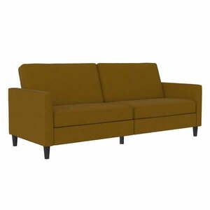 Żółta rozkładana sofa 86 cm Presley – Støraa obraz