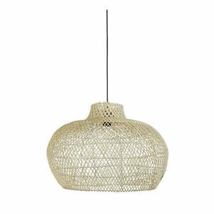 Lampa wisząca z rattanowym kloszem ø 60 cm Charita – Light & Living obraz