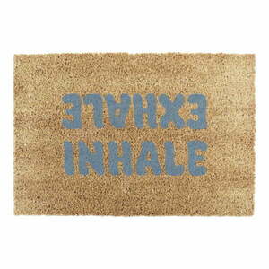 Wycieraczka z włókna kokosowego 60x90 cm Inhale Exhale – Artsy Doormats obraz