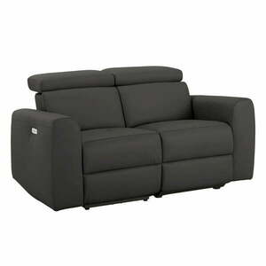 Brązowa sofa z imitacji skóry 158 cm Capena – Støraa obraz