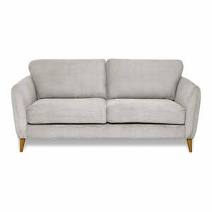 Jasnoszara sztruksowa sofa 170 cm Paris – Scandic obraz