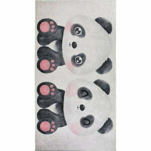 Czarno-biały dywan dziecięcy 100x160 cm Panda Friends – Vitaus obraz