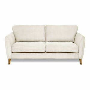 Biała sztruksowa sofa 170 cm Paris – Scandic obraz