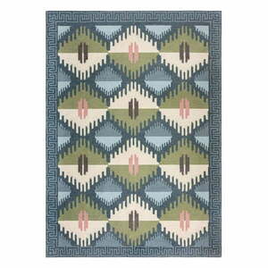 Niebieski dywan 120x170 cm Lawson Kilim – Flair Rugs obraz