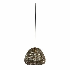 Lampa wisząca w kolorze brązu z metalowym kloszem ø 28 cm Finou – Light & Living obraz