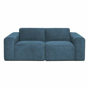 Niebieska sztruksowa sofa 202 cm Sting – Scandic obraz