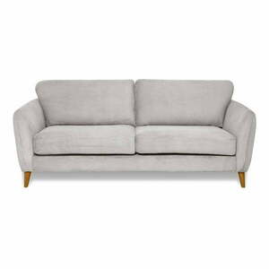 Jasnoszara sztruksowa sofa 206 cm Paris – Scandic obraz