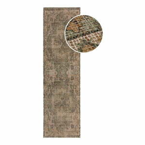 Chodnik z mieszanki juty tkany ręcznie w kolorze khaki 60x230 cm Selena Jute Traditional – Flair Rugs obraz