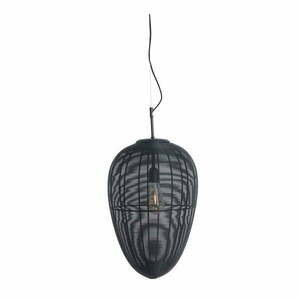 Lampa wisząca w kolorze matowej czerni z metalowym kloszem ø 33 cm Yaelle – Light & Living obraz