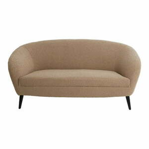 Jasnobrązowa sofa z materiału bouclé 160 cm Almond – Light & Living obraz