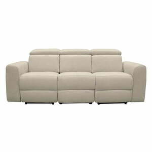 Biała sofa z imitacji skóry 216 cm Capena – Støraa obraz