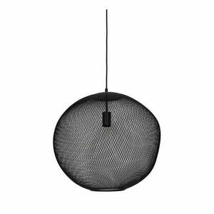 Lampa wisząca w kolorze matowej czerni z metalowym kloszem ø 50 cm Reilley – Light & Living obraz