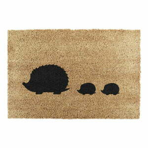 Wycieraczka z włókna kokosowego 40x60 cm Hedgehog Family – Artsy Doormats obraz