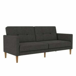 Ciemnoszara rozkładana sofa 82 cm Lilly – Støraa obraz