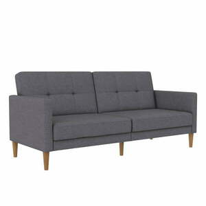 Szara rozkładana sofa 82 cm Lilly – Støraa obraz