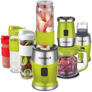 Concept SM3393 Fresh&Nutri mikser wielofunkcyjny, 700 W + 2 butelki 570 ml + 400 ml, zielony obraz