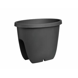 Gardenico Doniczka balkonowa na barierkę Balconia OVI antracyt, śr. 30 cm obraz