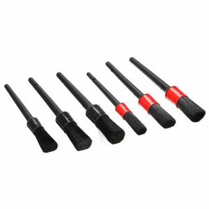 Sixtol Zestaw precyzyjnych szczotek do czyszczenia samochodu CAR DETAILING BRUSH 6, 6 szt. obraz