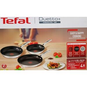 Patelnia Zestaw Tefal 20/24/28cm Duetto Indukcja obraz