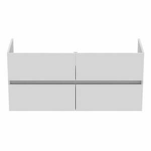 Biała wisząca szafka pod umywalkę 120x55 cm Eurovit+ – Ideal Standard obraz