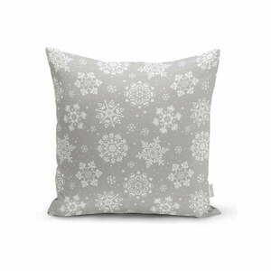 Świąteczna poszewka na poduszkę Minimalist Cushion Covers Snowflakes, 42x42 cm obraz