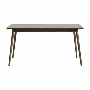 Brązowy rozkładany stół z blatem w dekorze dębu 150x90 cm Barrali – Unique Furniture obraz