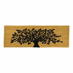 Podłużna wycieraczka z naturalnego kokosowego włókna Artsy Doormats Tree Of Life, 120x40 cm obraz