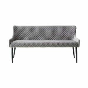 Jasnoszara aksamitna sofa 160 cm Ottowa – Unique Furniture obraz