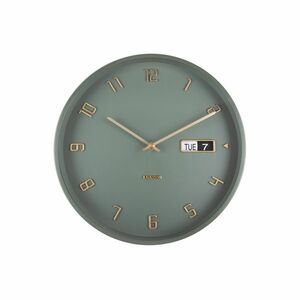 Karlsson 5953GR design zegar ścienny 30 cm, jungle green obraz