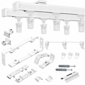 Aluminiowy Karnisz Ks Komplet 2-tory Wymiar 140 cm obraz