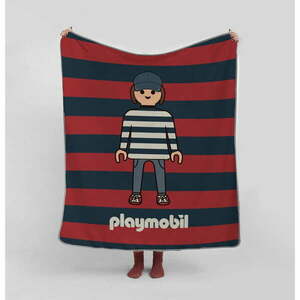 Koc dziecięcy z mikrowłókna 130x130 cm Stripes – Playmobil obraz