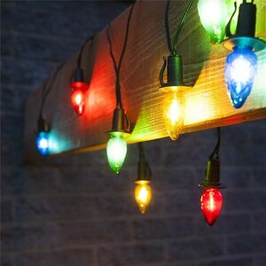 Oświetlenie zewnętrzne Szyszka kolorowy, 20x żarówka LED Filament, podstawowe obraz