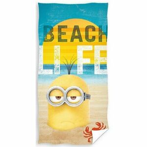 Ręcznik kąpielowy dla dzieci Minionki Mark w Holiday Dreams, 70 x 140 cm obraz