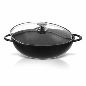 Orion Patelnia Wok Grande ze szklaną pokrywką śr. 32 cm obraz