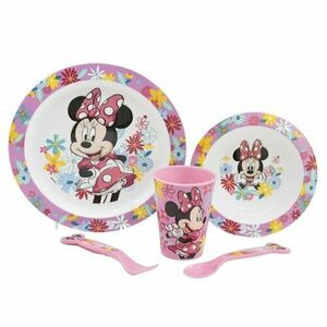 Stor 5-częściowy zestaw naczyń plastikowych Minnie obraz