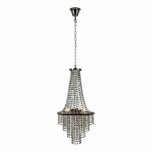 Czarna lampa wisząca Markslöjd Allington Chandelier, ø 38 cm obraz