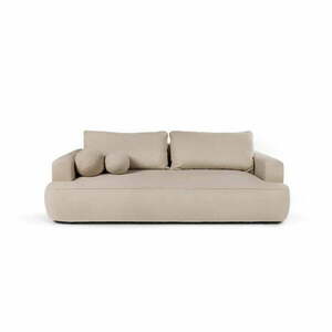 Beżowa rozkładana sofa z materiału bouclé 247 cm Quinoa – Bonami Selection obraz