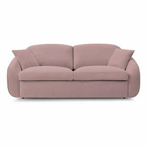 Jasnoróżowa rozkładana sofa 235 cm Cezanne – Bobochic Paris obraz